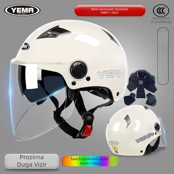 Kaciga Wild Horse, ABS materijal, 3C certifikat, polu kaciga