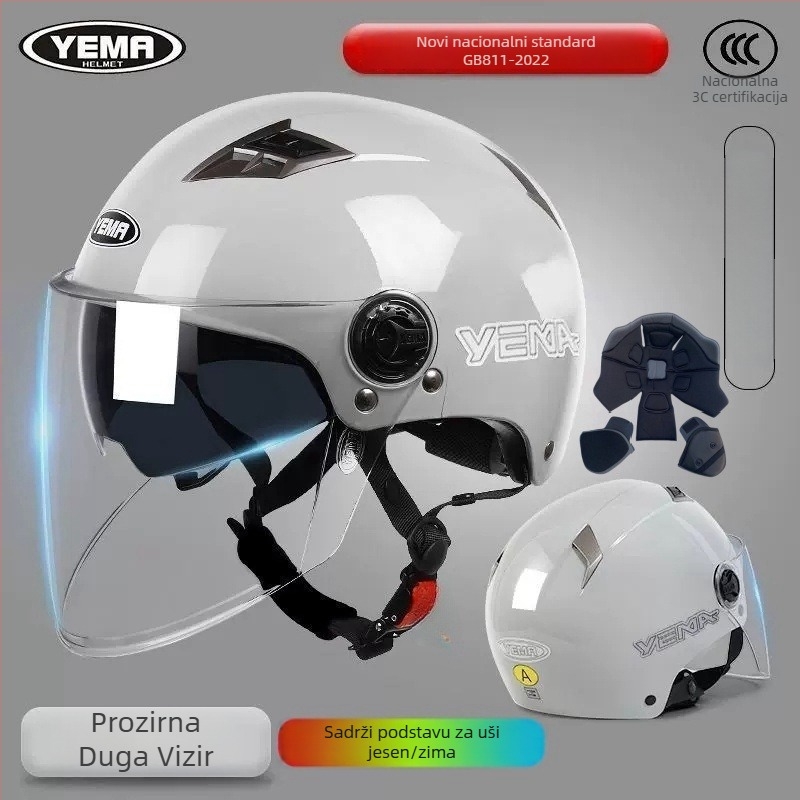 Kaciga Wild Horse, ABS materijal, 3C certifikat, polu kaciga