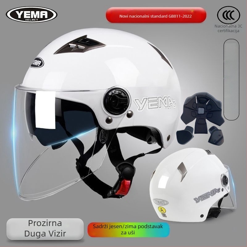 Kaciga Wild Horse, ABS materijal, 3C certifikat, polu kaciga