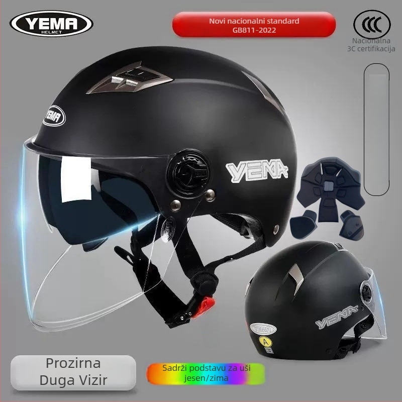 Kaciga Wild Horse, ABS materijal, 3C certifikat, polu kaciga