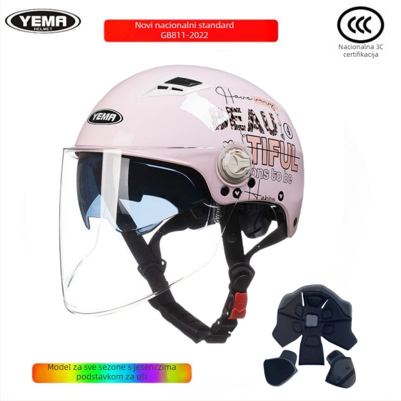 Kaciga Wild Horse, ABS materijal, 3C certifikat, polu kaciga