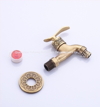 Kuhinjski faucet ugradbeni u zid, bakrenog materijala, jednosno hladno, 0–80°C, brzo otvaranje, model YH-B037