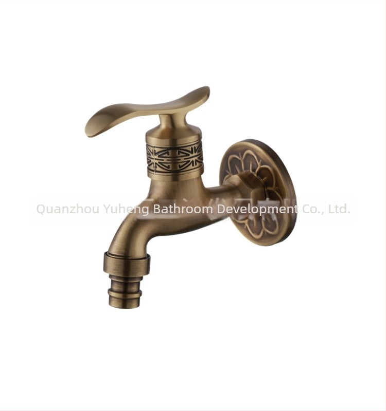 Kuhinjski faucet ugradbeni u zid, bakrenog materijala, jednosno hladno, 0–80°C, brzo otvaranje, model YH-B037