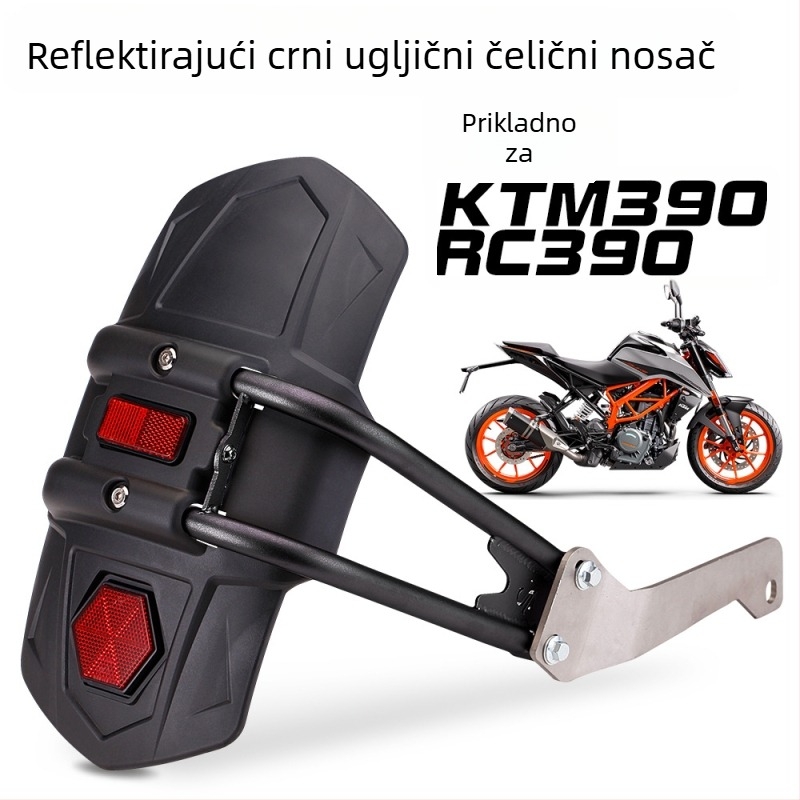 KTM390 blatnik — plastični blatnik, model KTM390, kompatibilan s KTM motociklima, prilagodljiva obrada
