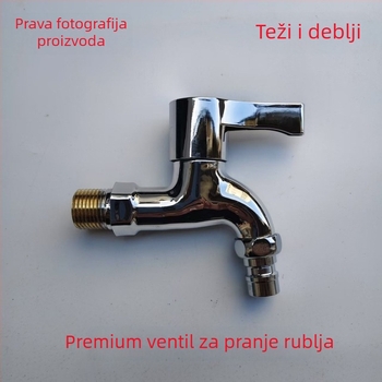 Jednoručni električni slavina za toplu vodu, kromirano plastično tijelo, keramički disk ventil, CE potvrda, brend Kahn Lion