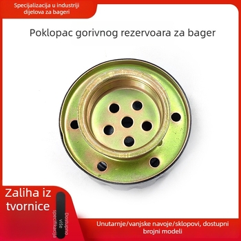 Skup kapice spremnika goriva za mali utovarivač, poklop spremnika dizelskog, hidraulički dodatak sustava goriva