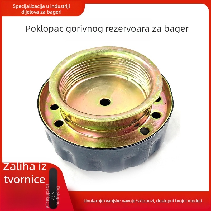 Skup kapice spremnika goriva za mali utovarivač, poklop spremnika dizelskog, hidraulički dodatak sustava goriva