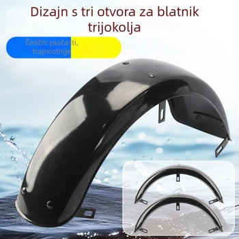 Zadnji blatnik stražnjeg kotača za električni tricikl i četverokotač — legura, univerzalna kompatibilnost