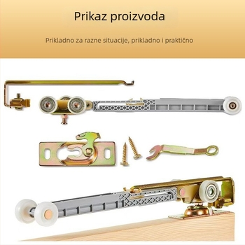 Vješak dio za tro- i četverokotane kolotke, željezna konstrukcija, debljina stijenke 1,8 mm, vanjski promjer 1213, promjer osovine 1212, nosivost 125 kg