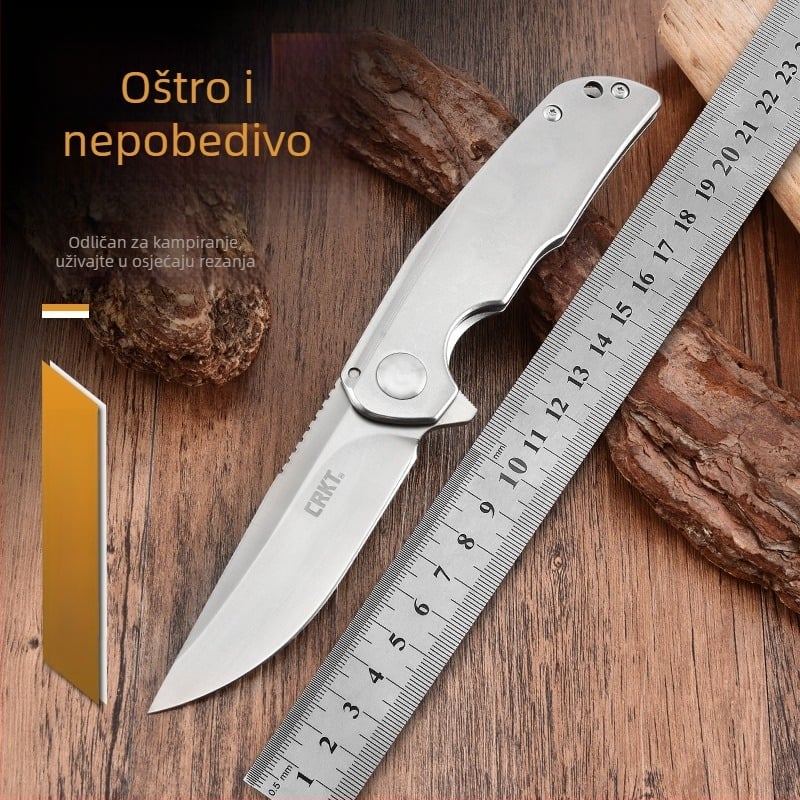 Youxin sklopivi nož, za outdoor upotrebu, oštrica od 420 čelika, duljina oštrice 9
