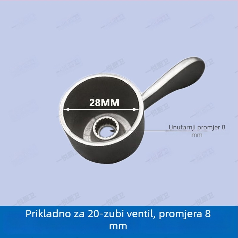 Drška slavine – 304 nehrđajući čelik odlivak, moderan i jednostavan stil, za slavinu s hladnom vodom
