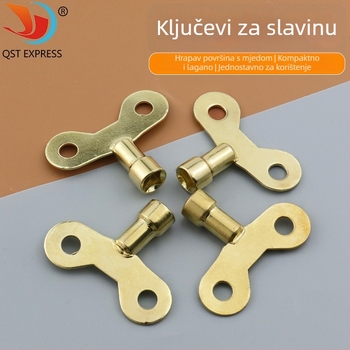 Ručka ključa slavine, željezna, za vodu, upravljanje slavine, 90° rotacija