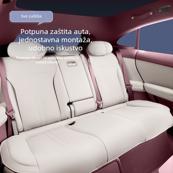Navlaka za auto sjedalo kompatibilna s Xiaomi YU7, koža otporna na prljavštinu, prozračna, prilagodljiva, za sva godišnja doba