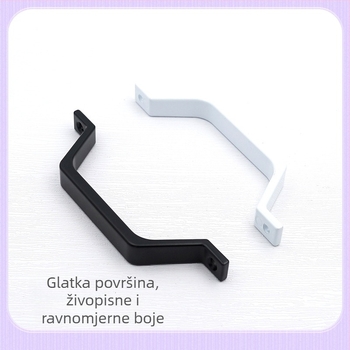 Hardver od aluminijske legure za klizna vrata i prozore, garderobni ormari i ladice u stilu štala — HY-15, branda Hongyu; Materijal: aluminijska legura; Završna obrada: sprej boja; Upotreba: Vrata, Prozori