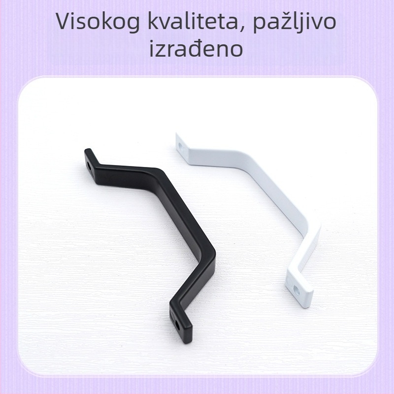 Hardver od aluminijske legure za klizna vrata i prozore, garderobni ormari i ladice u stilu štala — HY-15, branda Hongyu; Materijal: aluminijska legura; Završna obrada: sprej boja; Upotreba: Vrata, Prozori