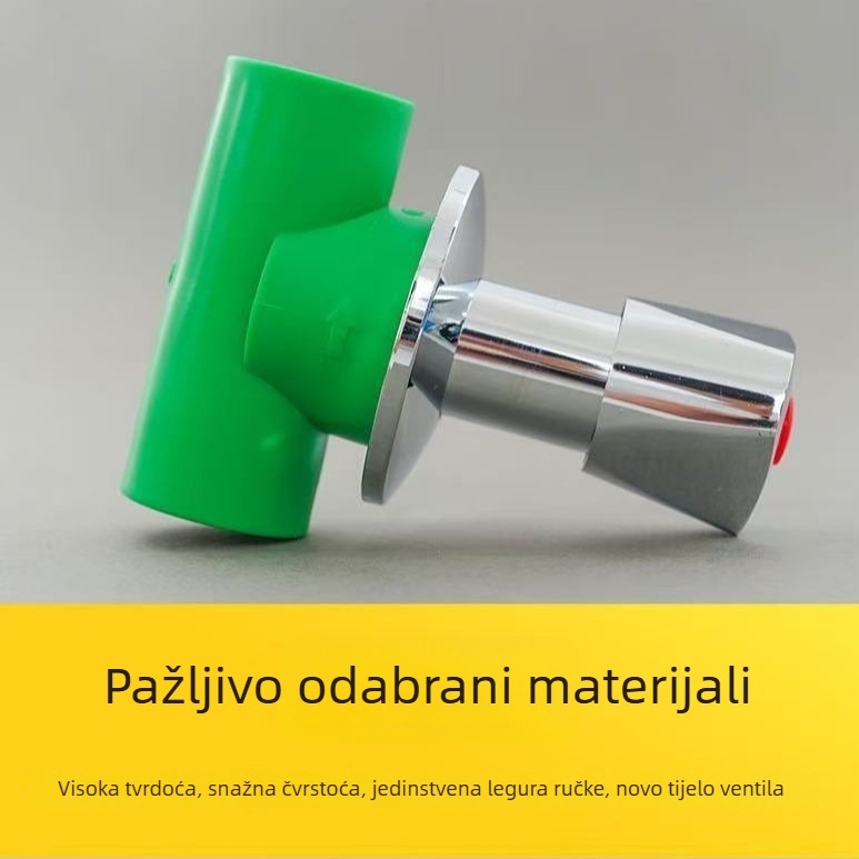 Nerđajući čelični kutni ventil - moderni minimalistički vodovodni spoj, certifikacija: Drugo