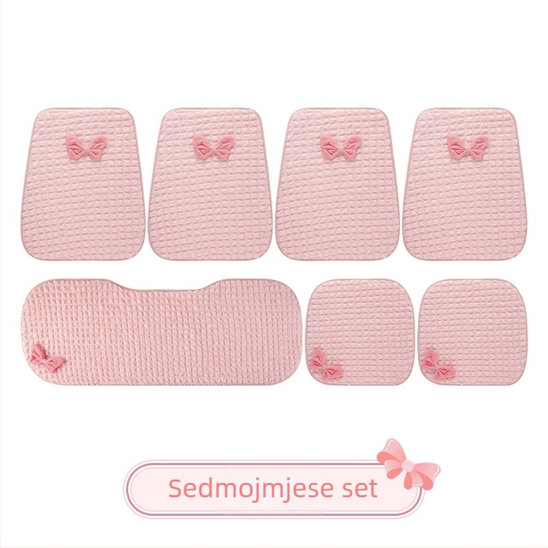 3D puff jastuk za auto sjedalo za sve sezone, kompatibilan s Euler Good Cat, Ballet Cat, Lightning Cat, White Cat, Black Cat — površina: poliester, punilo: spužva, stil uski struk, Cow Mom Craft