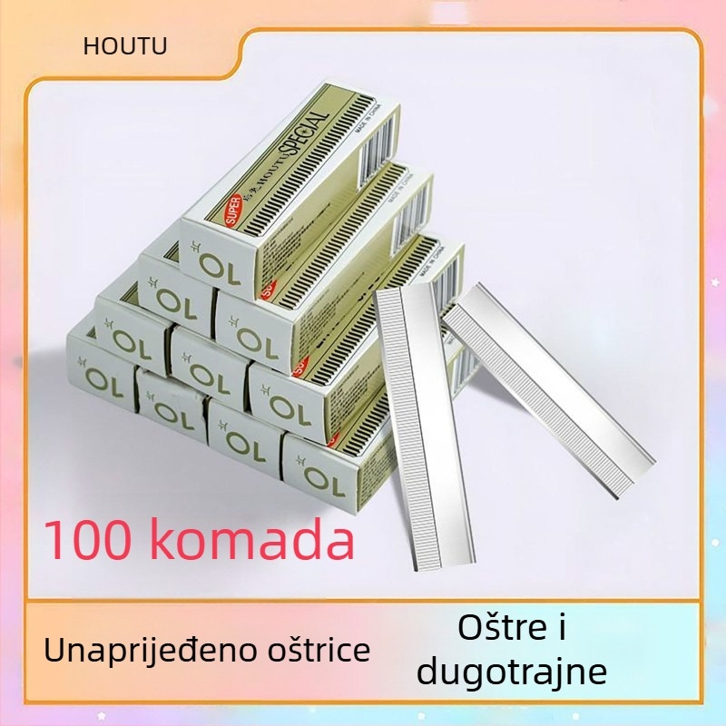 Brijač za obrve od cinkovog legura, jednostrani valovita oštrica, model JS001, marka Houtu