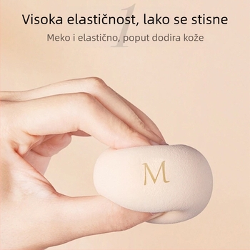 Minman kozmetičko jaje, hidrofilni poliuretan, mekano i ekološki, oblik: zaobljen ili prilagođen