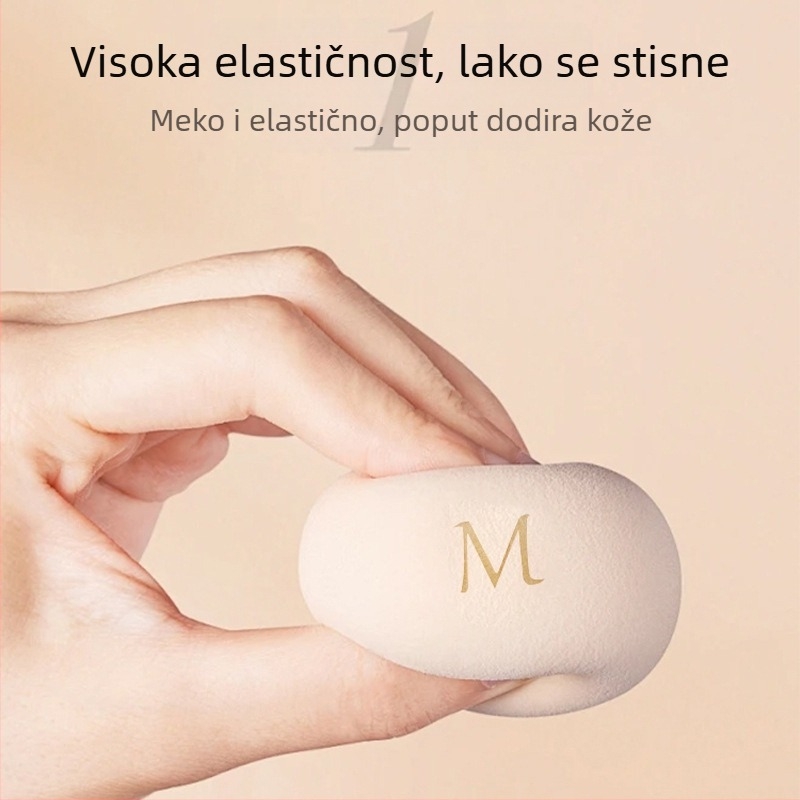 Minman kozmetičko jaje, hidrofilni poliuretan, mekano i ekološki, oblik: zaobljen ili prilagođen