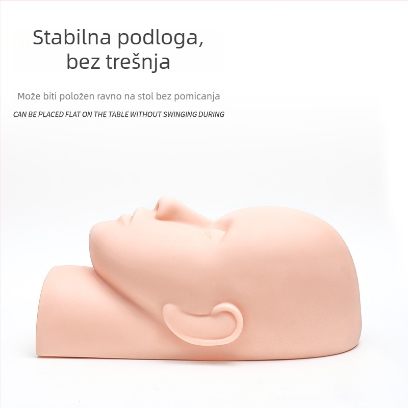 Silikonska glava za vježbanje trepavica za početnike, 402 g, Podrijetlo: Kina