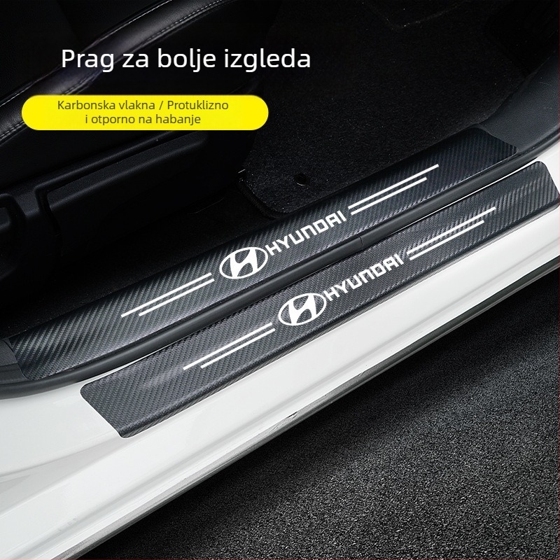 Crazy Yao Zaštitna naljepnica praga automobila protiv klizanja za Beijing Hyundai ix25 Langdong