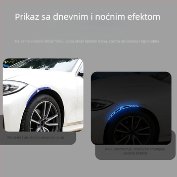 Yazuite Traka za branik - Reflektirajuća naljepnica, Model 90845, Kompatibilno sa svim modelima