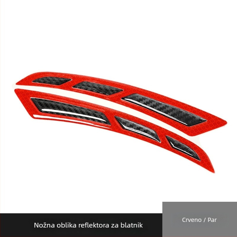 Yazuite Traka za branik - Reflektirajuća naljepnica, Model 90845, Kompatibilno sa svim modelima