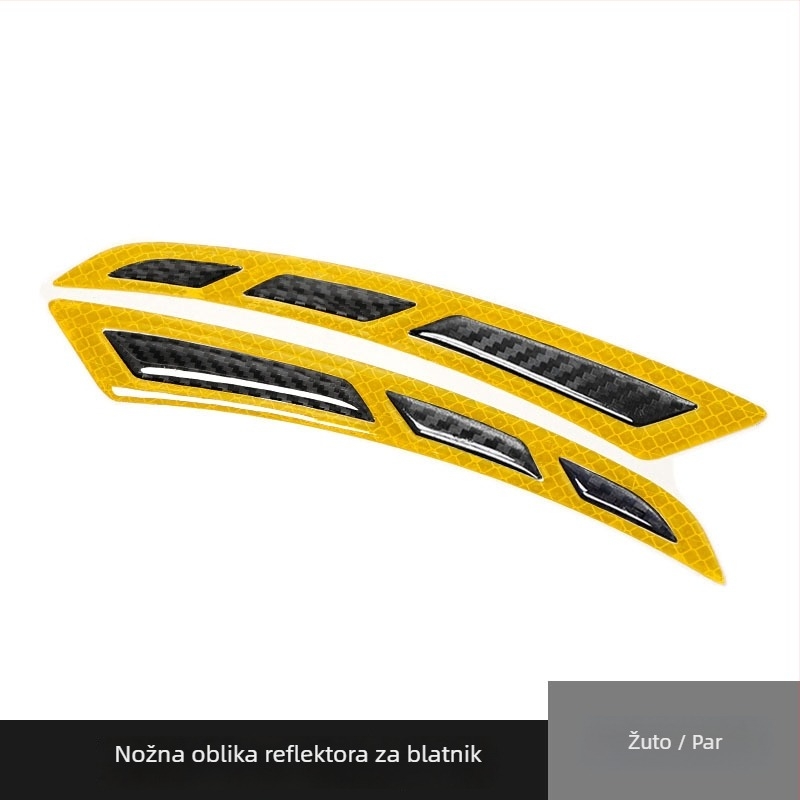 Yazuite Traka za branik - Reflektirajuća naljepnica, Model 90845, Kompatibilno sa svim modelima