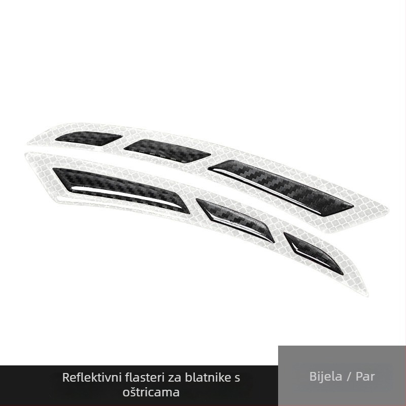Yazuite Traka za branik - Reflektirajuća naljepnica, Model 90845, Kompatibilno sa svim modelima