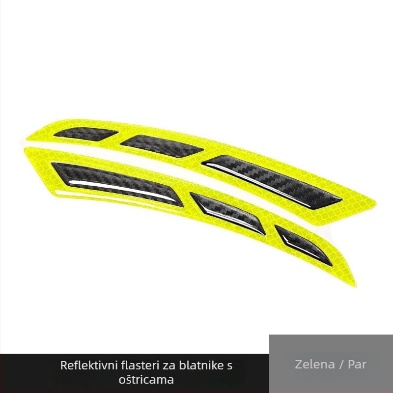 Yazuite Traka za branik - Reflektirajuća naljepnica, Model 90845, Kompatibilno sa svim modelima