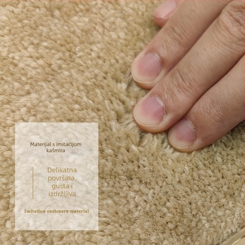 Set prostirki za tri reda za Toyota Alphard 20 seriju i Vellfire 30 seriju, imitacija kašmira, debljina 12 mm, prilagodljiva izrada, s logom