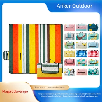 Eric vanjski kamping madrac – debeli, otporan na vlagu, protuklizni, sklopivi za 2–4 osobe