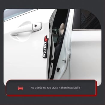 Ivičica za zaštitu vrata automobila od sudara, univerzalna primjena, PVC, model P019, mogućnost prilagodbe