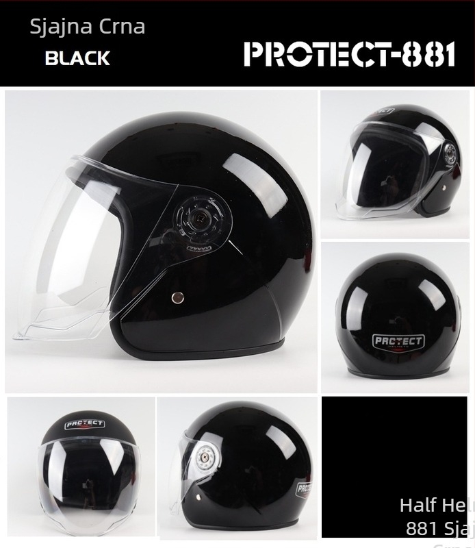 Polušlem za električno vozilo, stil viteške oklopa, plastični/EPP kućište, marka Puluotai, sve sezone