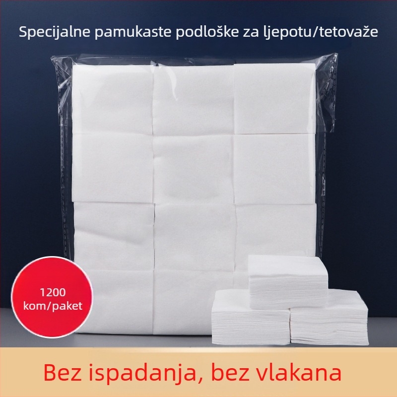 Pamukani diskovi za uklanjanje šminke, jednostran, tanki, bez vlakana, 100 g