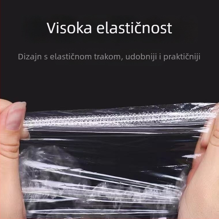 Jednokratna vrećica za kozmetički bazen s elastičnim otvorom, za salone, paket 100 kom