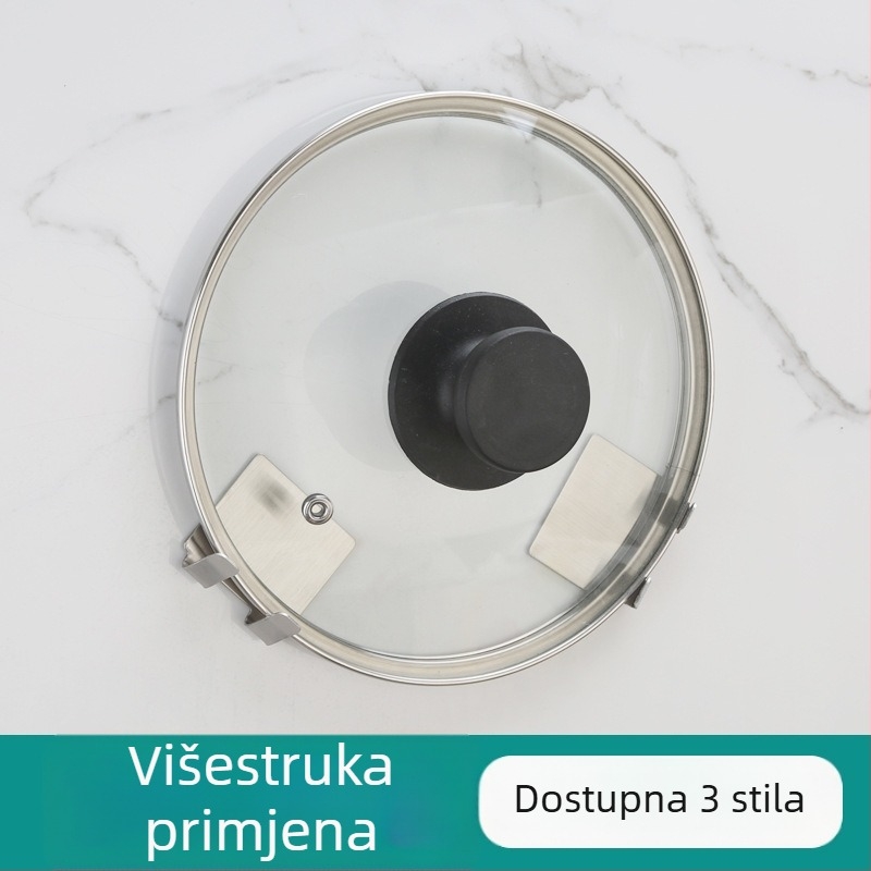 Ljepljiva kuka od nehrđajućeg čelika, zidna, jednokuka, nosivost 0–1 kg