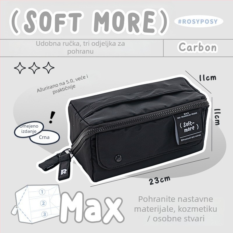 Pernica Rosyposy – Prism dizajn, veliki otvor, veliki kapacitet, pregrada, dvostrani