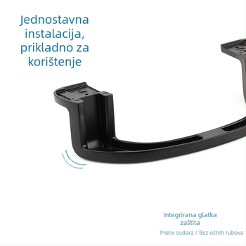 Kuka za klizna vrata, aluminijska legura, oblik C s poluokruglim dizajnom, model XK6-LS-02, marka Tong Hua Shun