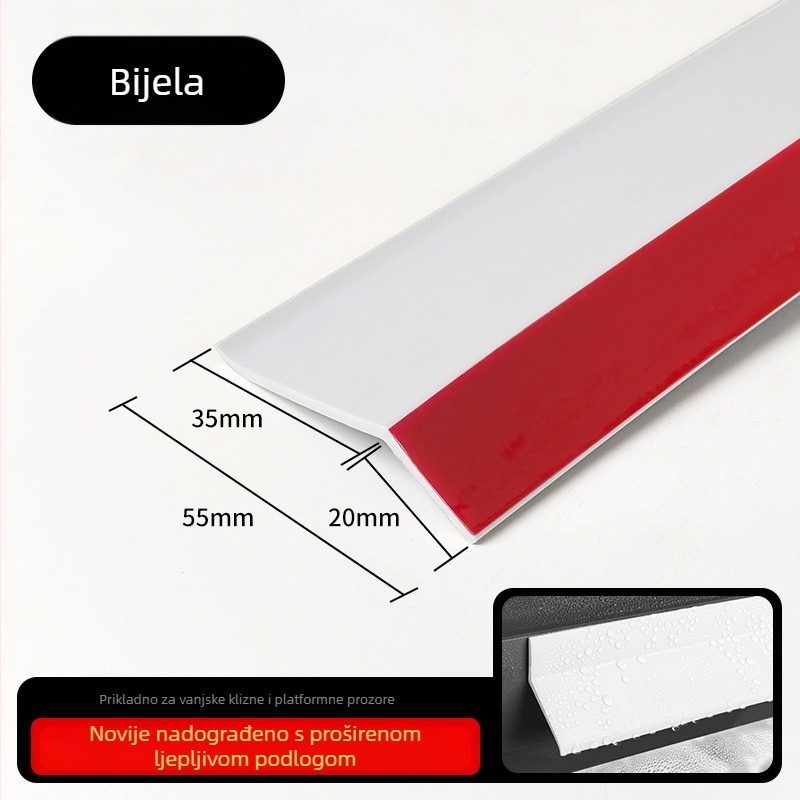 Brtva za okvir prozora – TPE elastomer, vodootporna, model 023/024, OEM logo