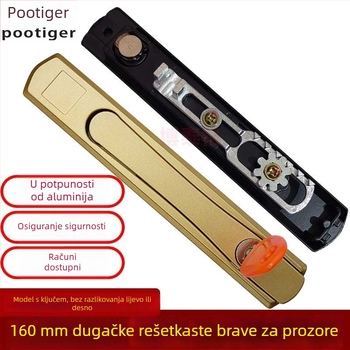 Brava s ručkom TP, aluminijska legura, Botel, za klizna vrata i prozore