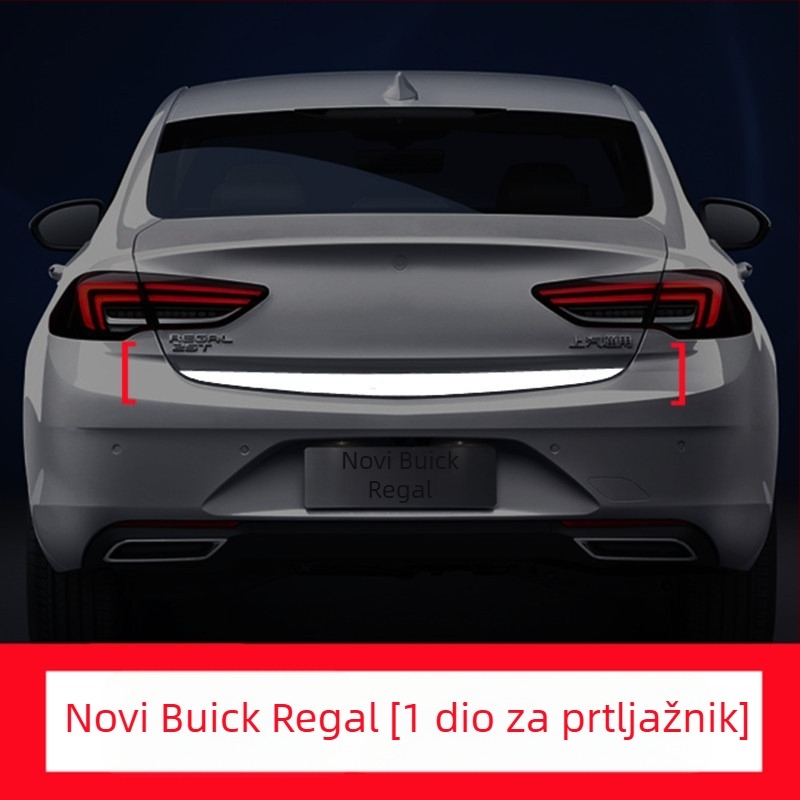 Buick Regal kromirane prozorske trake – nehrđajući čelik (Brand: Powerful manufacturer; Automobilske marke: Shangjia; Materijal: Other; Obrada: No)