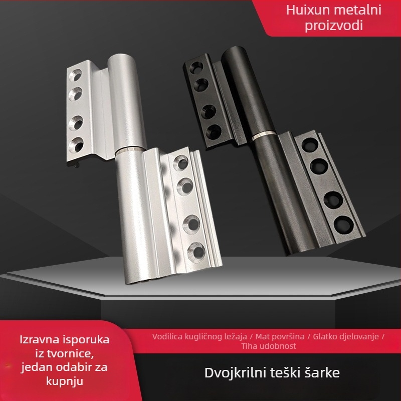 Panta za vrata i prozore od aluminija — tijelo od aluminijske legure, završna obrada: premaz sprejem/anodizacija, Huixun, moderni minimalistički stil