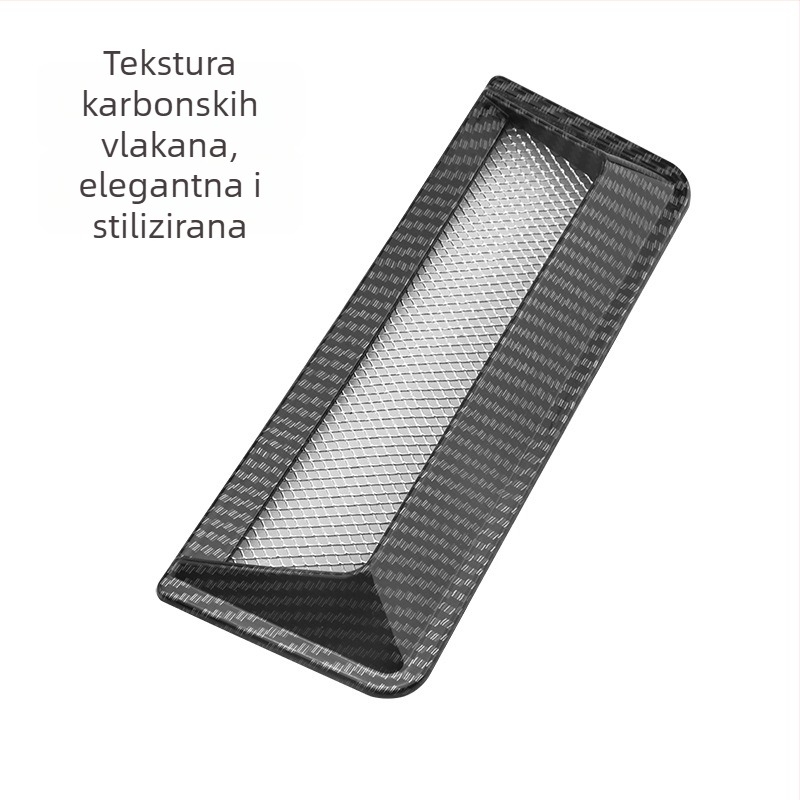 Hailongtai ABS Dekorativna naljepnica za otvor zraka automobila, samoljepljiva instalacija