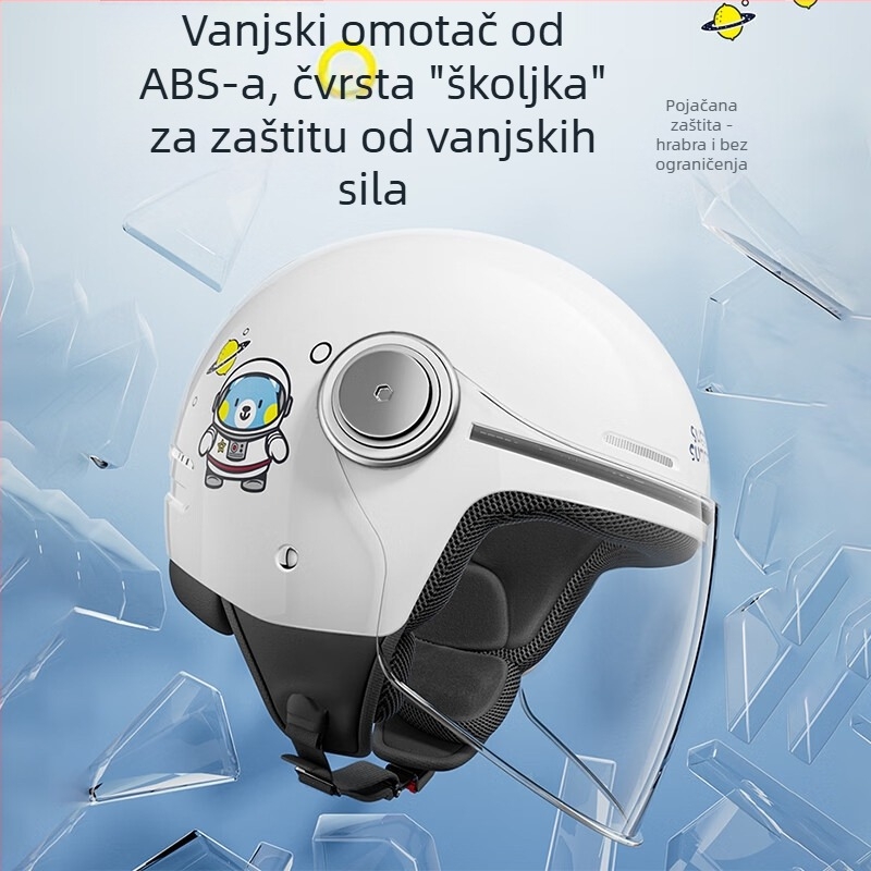 Phoenix dječja kaciga | ABS materijal, 3C certificirana kaciga za motocikle za djecu, certifikat 2023011105565153