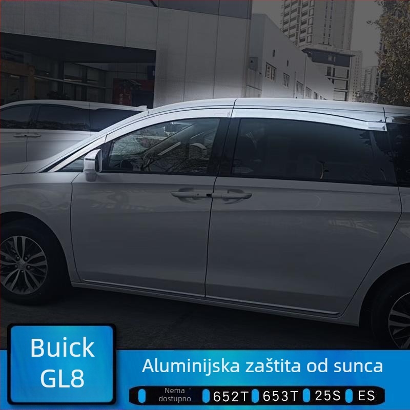 Kiša zaštita obrub za Buick GL8 ES/653T/652T — Just Right, Materijal: Drugi, Prilagodba: Moguća