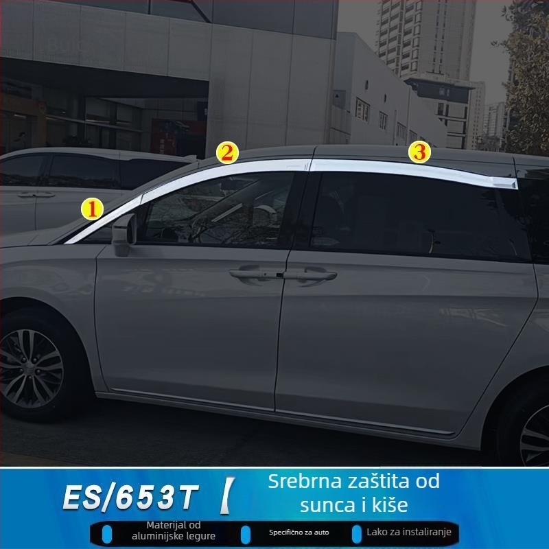 Kiša zaštita obrub za Buick GL8 ES/653T/652T — Just Right, Materijal: Drugi, Prilagodba: Moguća