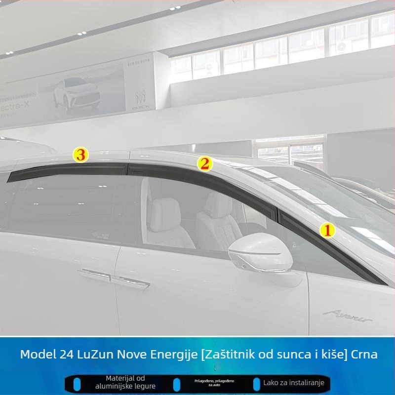 Kiša zaštita obrub za Buick GL8 ES/653T/652T — Just Right, Materijal: Drugi, Prilagodba: Moguća