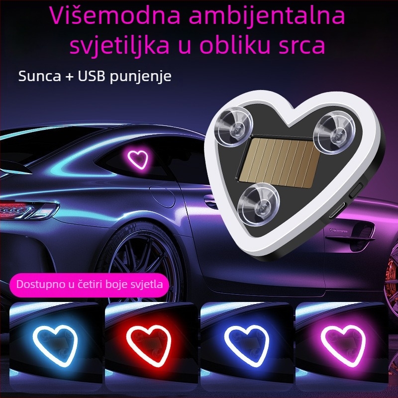 Plastična automobilska naljepnica s geometrijskim uzorkom, učvršćivanje vakuumskom čašicom na bočnu stranu automobila